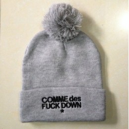 COMME Des FUCKDOWN Grey Beanie SF Snapback