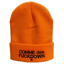 COMME Des FUCKDOWN Orange Beanie JT Snapback