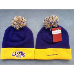 NBA Los Angeles Lakers Purple Beanie SF Snapback