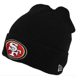 NFL San Francisco 49ers Black Beanie SF Snapback
