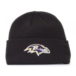 NFL Baltimore Ravens Black Beanie SF Snapback