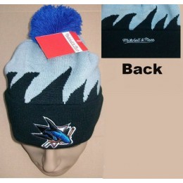 NHL San Jose Sharks Mitchell&Ness Shark tooth Beanie JT Snapback