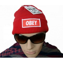 Obey Standard Issue Red Beanie JT Snapback