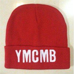 YMCMB Red Beanie SF Snapback