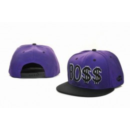 BOSS Purple Snapbacks Hat GF Snapback