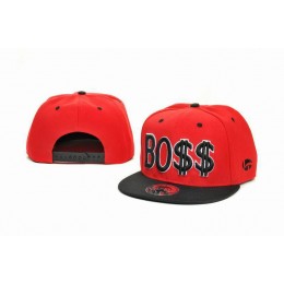 BOSS Red Snapbacks Hat GF Snapback