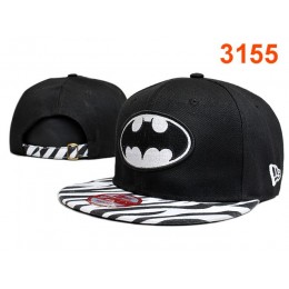 Batman Black Snapback Hat PT 0528 Snapback
