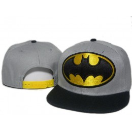 Batman Grey Snapback Hat DD 0512 Snapback