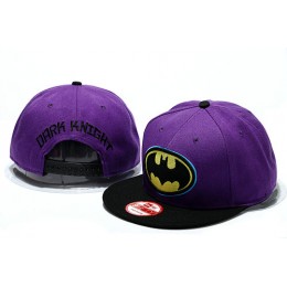 Batman Purple Snapback Hat YS 0512 Snapback