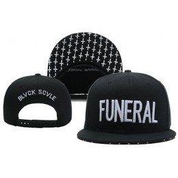 Black Scale Funeral Snapback Hat XDF Snapback