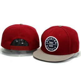 Brixton Red Snapback Hat YS 0613 Snapback