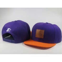 Carhartt Purple Snapback Hat LS 0701 Snapback