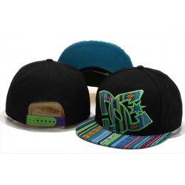DC Black Snapback Hat YS 0721 Snapback