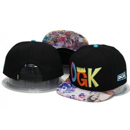 DGK Black Snapback Hat YS 0701 Snapback