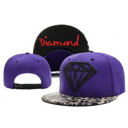 Diamond Purple Snapback Hat XDF Snapback