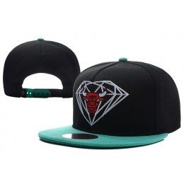 Diamond Bull Black Snapback Hat XDF 1 0528 Snapback
