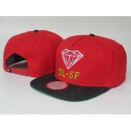 Diamonds Supply Co. Red Snapback Hat LS Snapback