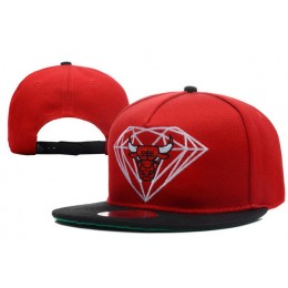 Diamond Bull Red Snapback Hat XDF 0512 Snapback
