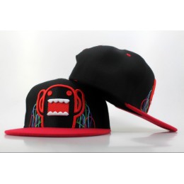 DOMO Black Snapback Hat QH 0606 Snapback