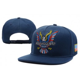 Dipset U.S.A Diplomats Eagle Logo Blue Snapback Hat XDF 0512 Snapback
