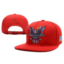 Dipset U.S.A Diplomats Eagle Logo Red Snapback Hat XDF 0512 Snapback