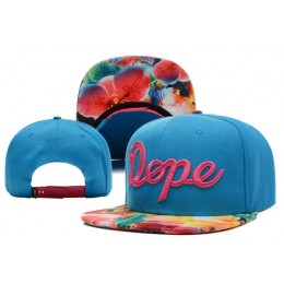 Dope Retro Blue Snapback Hat XDF 2 0528 Snapback