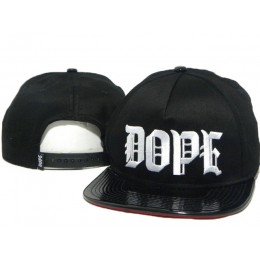 Dope Black Snapback Hat DD 0701 Snapback