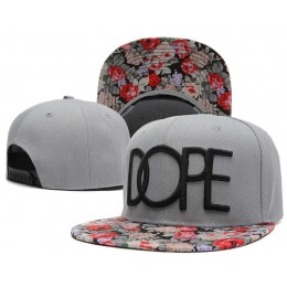Dope Grey Snapback Hat SD 1 Snapback