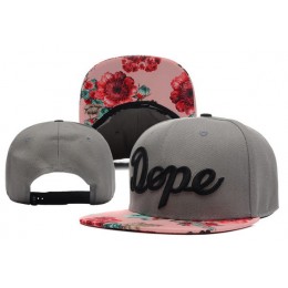 Dope Floral Grey Snapback Hat XDF 0512 Snapback