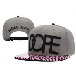 Dope Stripe Grey Snapback Hat XDF 0512 Snapback