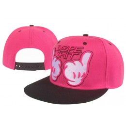 Dope Pink Snapback Hat GF Snapback