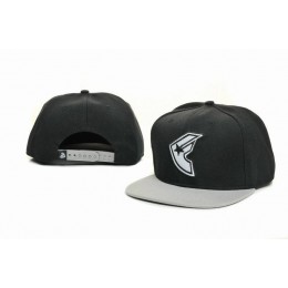 FAMOUS Black Snapback Hat GF Snapback