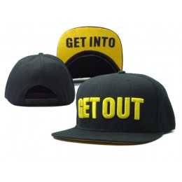 GET OUT Snapback Hat SF 3 Snapback