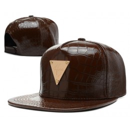 HATER Brown Snapback Hat SD Snapback