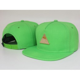 HUF Green Snapback Hat LS 1 Snapback