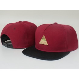 HUF Red Snapback Hat LS 1 Snapback
