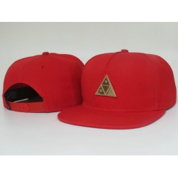 HUF Red Snapback Hat LS 2 Snapback