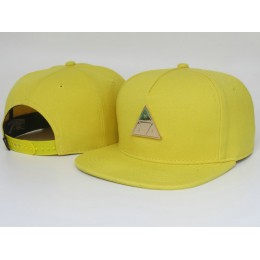 HUF Yellow Snapback Hat LS Snapback