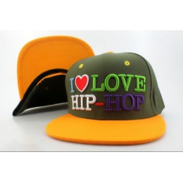 I Love HIP-HOP Snapback Hat QH Snapback