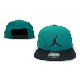 Jordan Green Snapback Hat GF 0721 Snapback