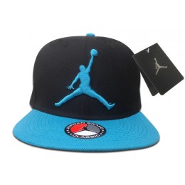Jordan Black Snapback Hat GF 1 Snapback