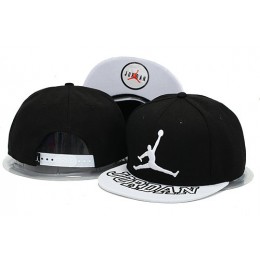 Jordan Black Snapback Hat YS 0606 Snapback
