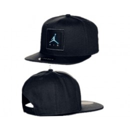 Jordan Black Snapback Hat GF 0512 Snapback