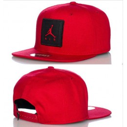 Jordan Red Snapback Hat GF 0512 Snapback