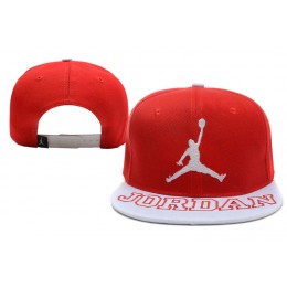 Jordan Red Snapback Hat XDF 0512 Snapback