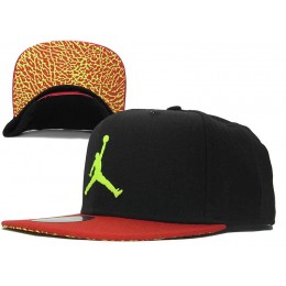 Jordan Black Snapback Hat GF 5 Snapback