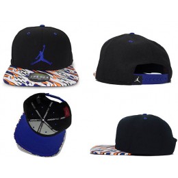 Jordan Black Snapback Hat GF 7 Snapback