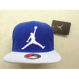 Jordan Blue Snapback Hat GF 1 Snapback