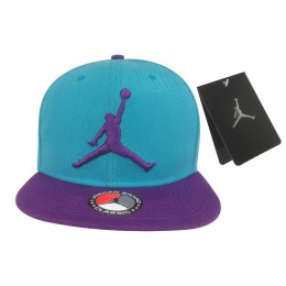 Jordan Blue Snapback Hat GF 2 Snapback