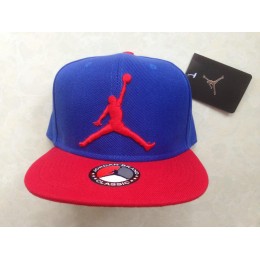 Jordan Blue Snapback Hat GF 3 Snapback